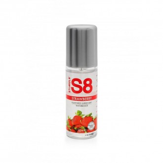 S8 FLAVORED LUBE STRAWBERRY 125ML