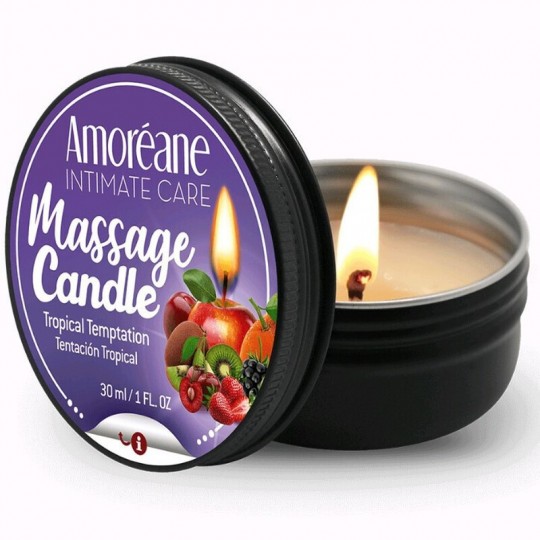 VELA DE MASAJE TROPICAL TEMPTATION AMORÉANE INTIMATE CARE 30GR