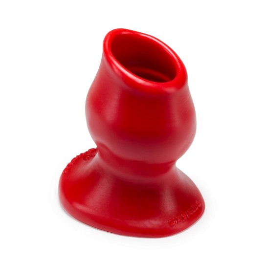 PIGHOLE - HOLLOW BUTT PLUG - LARGE - RED