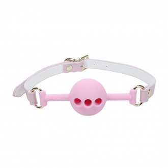 OUCH! PARIS COLLECTION SILICONE BALL GAG PINK