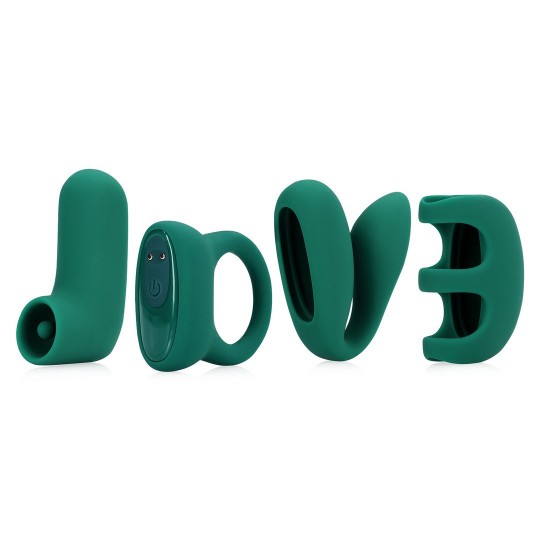 CONJUNTO DE BALA CON 4 ACCESORIOS LOVE&#039; (S)EXPLORE VERDE LOVELINE