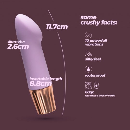 MINI VIBRADOR MELLOW ANGLER LAVANDA CRUSHIOUS