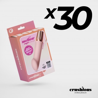 PACK DE 30 MINI VIBRADOR MELLOW ANGLER ROSA CRUSHIOUS