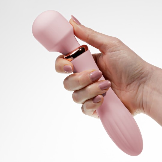 CRUSHIOUS DUAL MASSAGE WAND JINX ROSE WINE MASSAGE