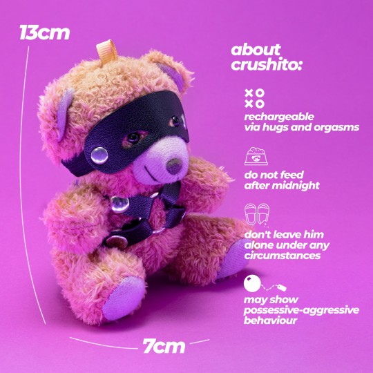 CRUSHIOUS CRUSHITO HARNESS BEAR KEYRING