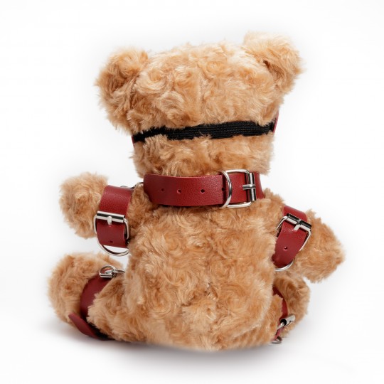 ORSO TEDDY BONDAGE CRUSHITO ROSSO 32CM CRUSHIOUS