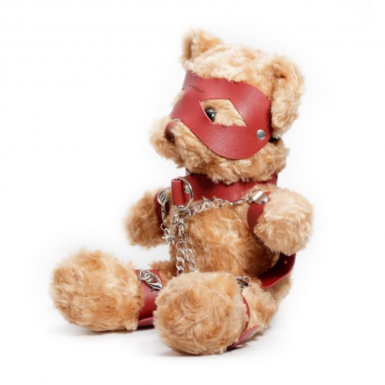 OSO TEDDY BONDAGE CRUSHITO ROJO 31CM CRUSHIOUS