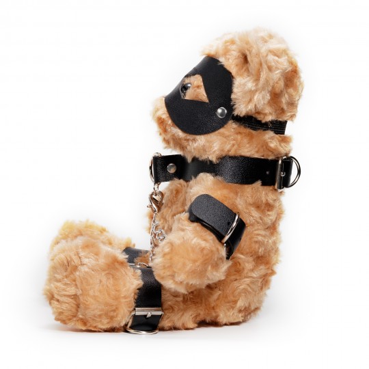 ORSO TEDDY BONDAGE CRUSHITO NERO 32CM CRUSHIOUS