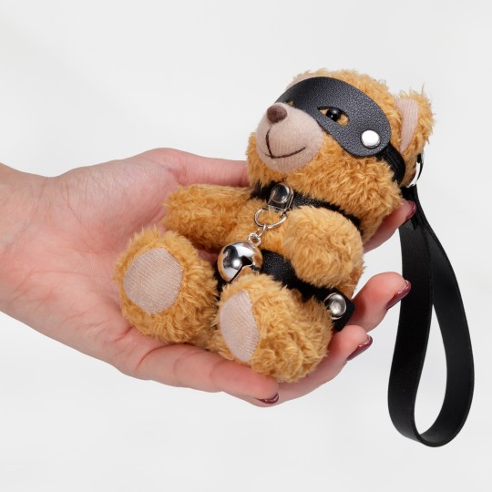 ANNEAU PORTE-CLEFS EN FORME D&#039;OURS CRUSHITO AVEC CLOCHE CRUSHIOUS