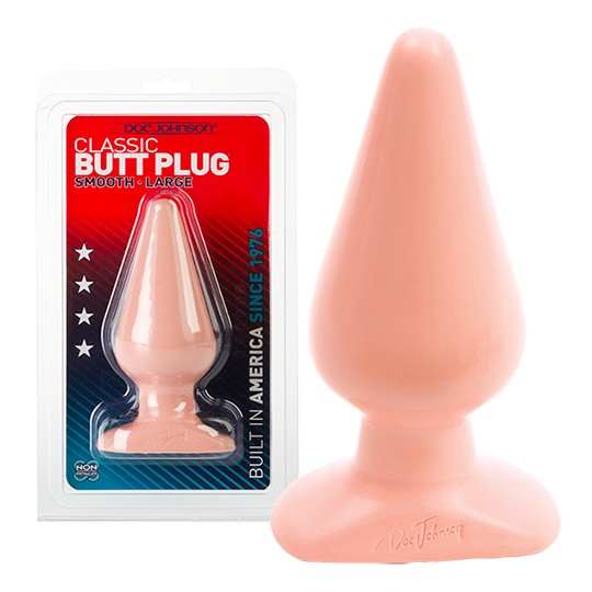 PLUG ANAL DOC JOHNSON CLASSIC BUTT PLUG FLESH LARGE