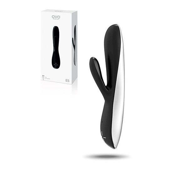 VIBRADOR RECARGABLE E5 OVO NEGRO