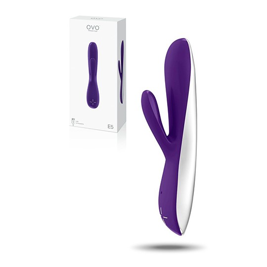 OVO E5 RECHARGEABLE VIBRATOR PURPLE