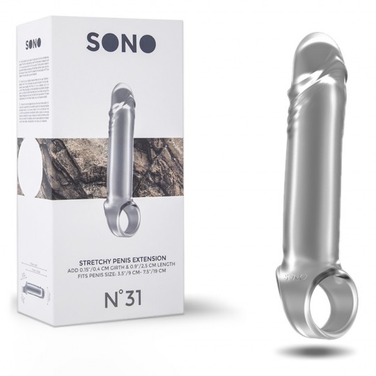 Manicotto trasparente con prolunga per sonno pene N ~ 31