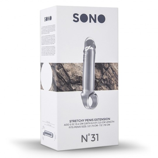 Manicotto trasparente con prolunga per sonno pene N ~ 31