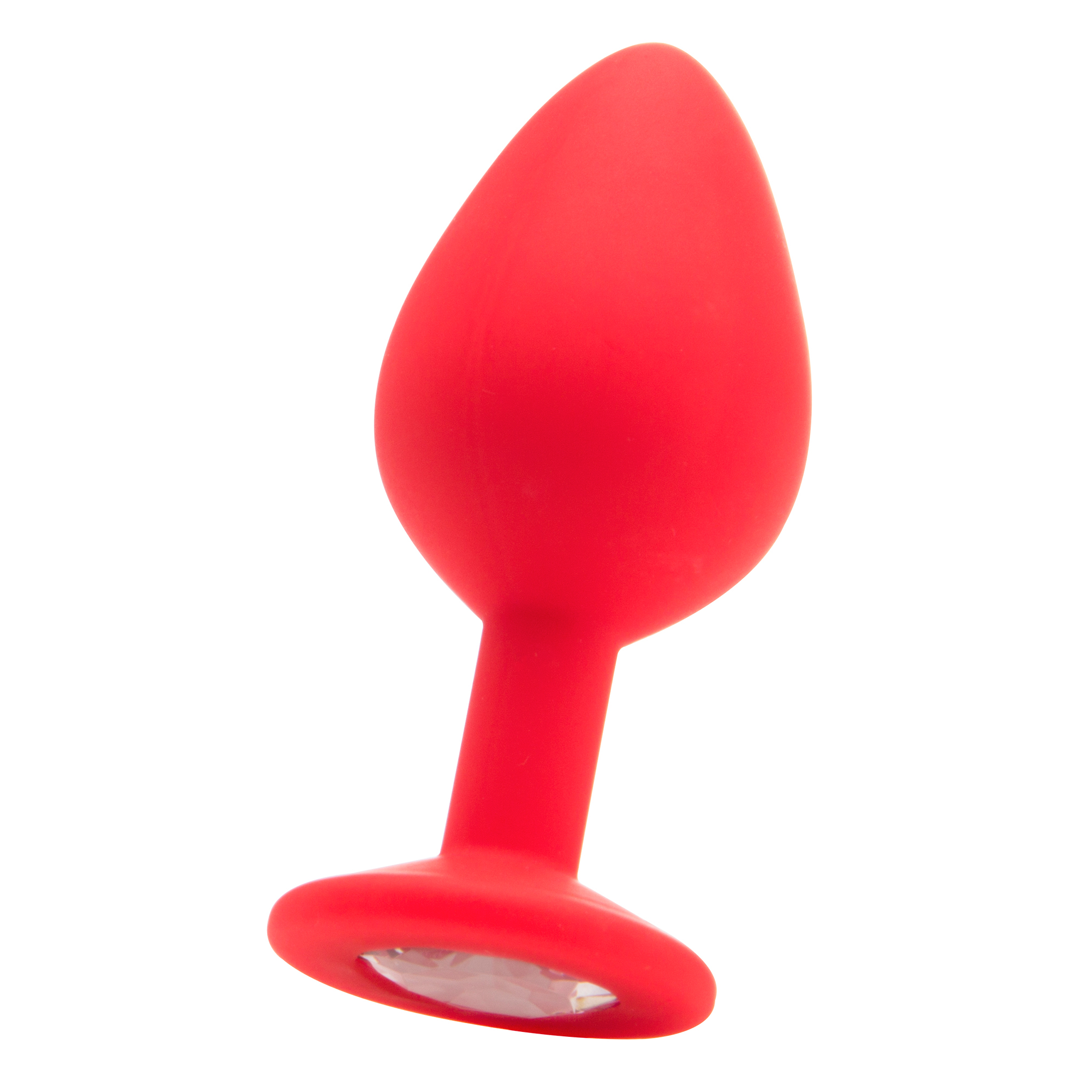 PLUG ANAL DIAMOND BUTT PLUG MÉDIO VERMELHO