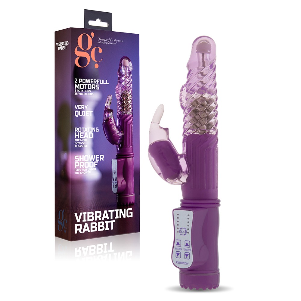 VIBRADOR VIBRATING RABBIT MORADO