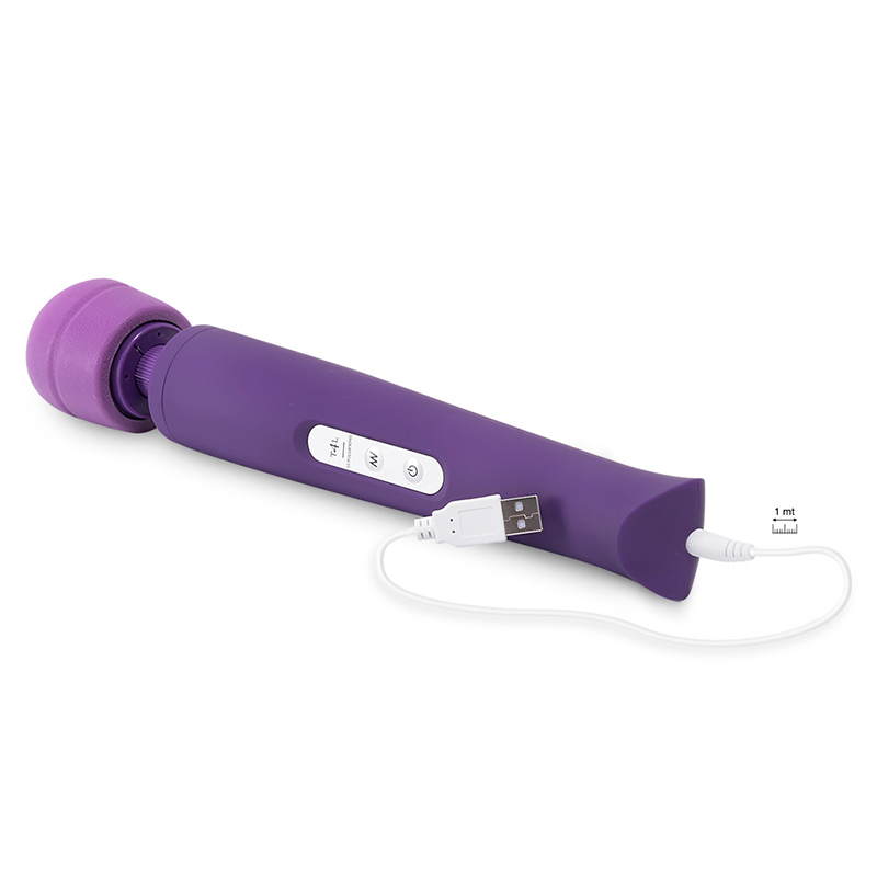 CANDY PIE MAGIC WAND MASSAGER WITH USB CHARGER PURPLE