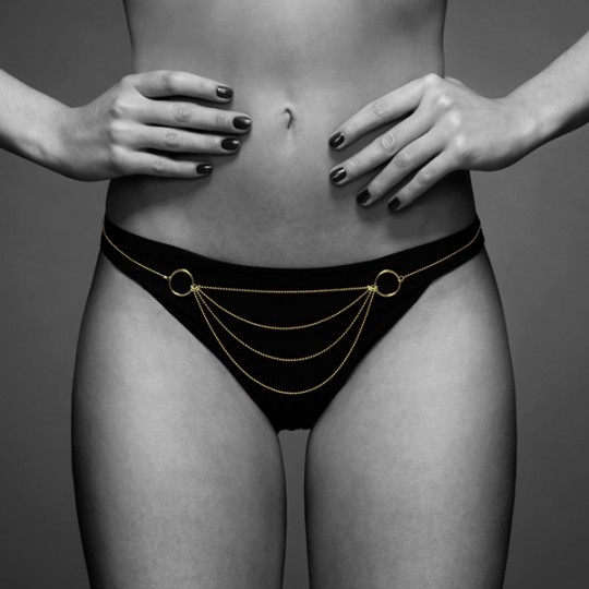 BODY CHAIN CULOTTE THE MAGNIFIQUE COLLECTION BIJOUX INDISCRETS DORADO