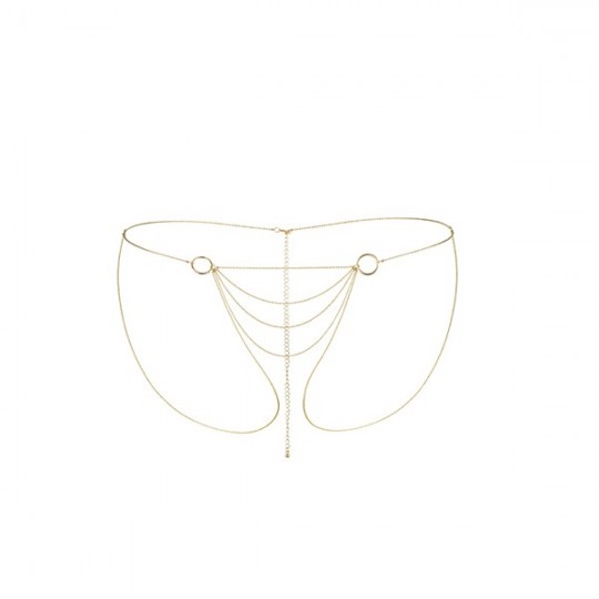 THE MAGNIFIQUE COLLECTION BODY CHAIN CULOTTE BIJOUX INDISCRETS GOLDEN