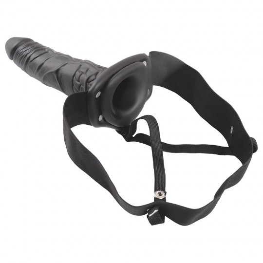 STRAP-ON HOLLOW REALE RAPIMENTO SENSAZIONE DI ARIA 8 &quot; NERO