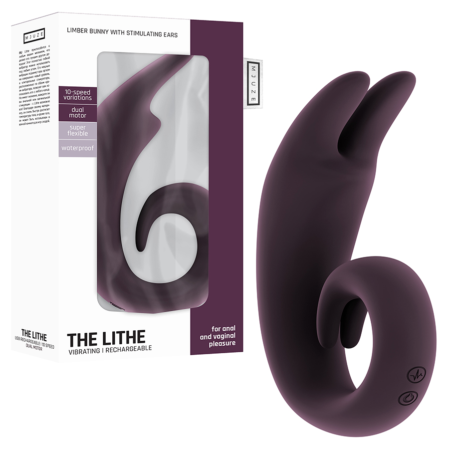 VIBRADOR RECARGABLE THE LITHE MORADO