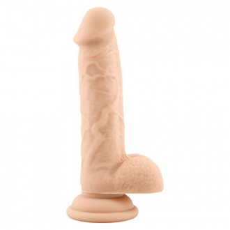 DILDO REALISTA REAL SAFE ROD LARGE BRANCO 