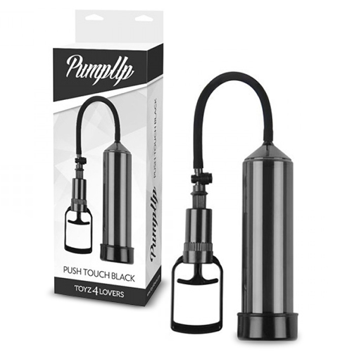 PUSH TOUCH PENIS PUMP BLACK