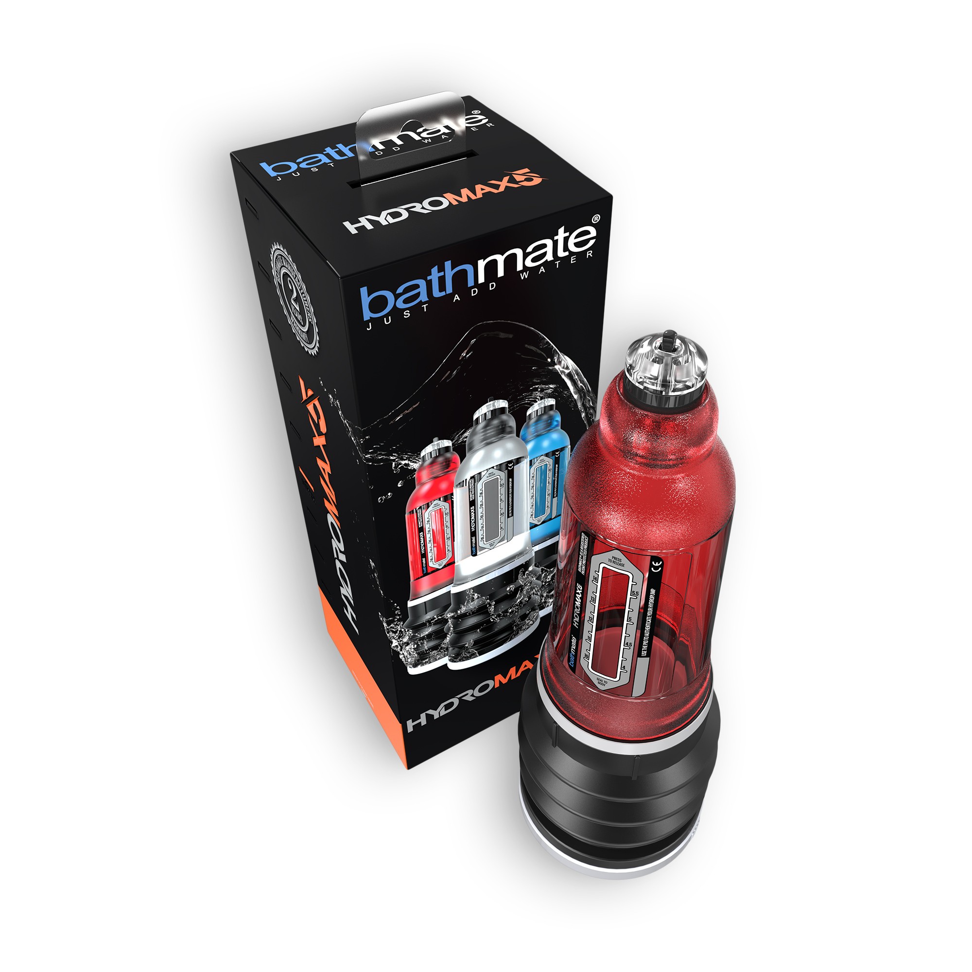 HIDRO BOMBA PARA EL PENE BATHMATE HYDROMAX 5 ROJA