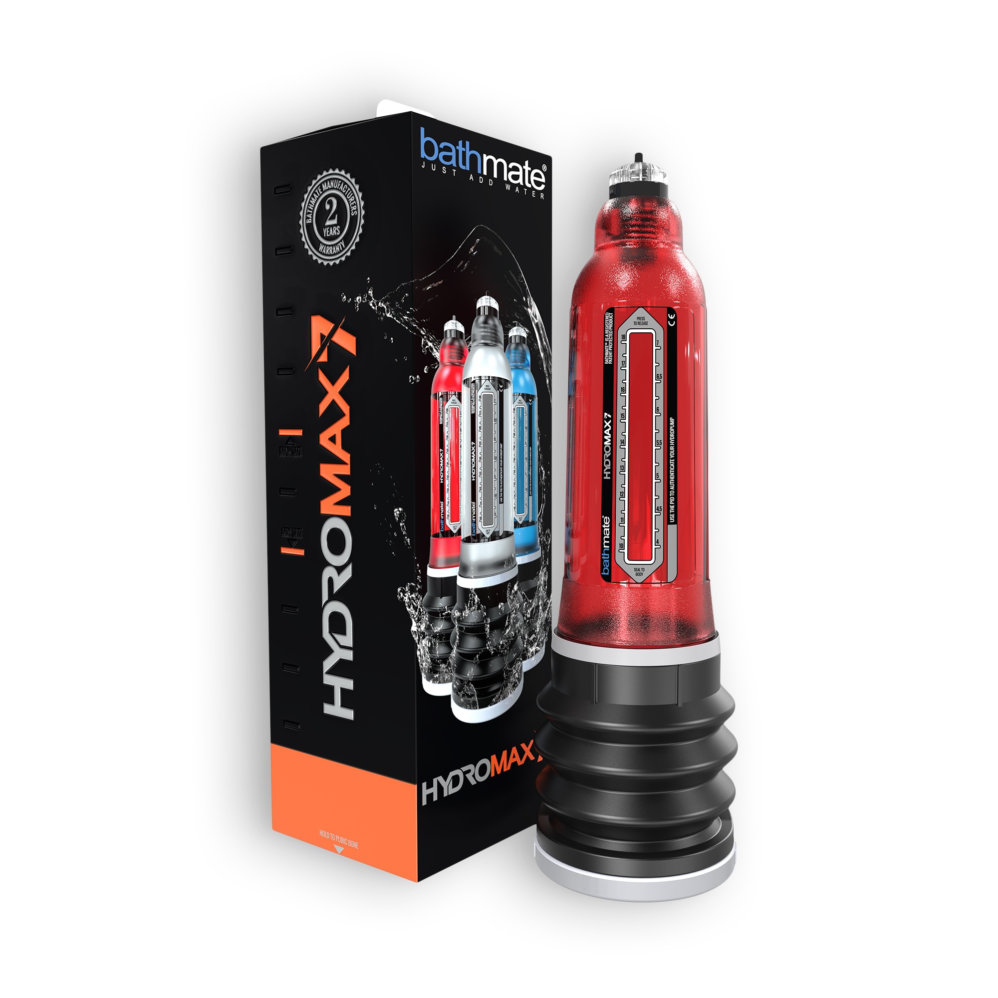 POMPA DEL PENE BATHMATE HYDROMAX 7 ROSSO