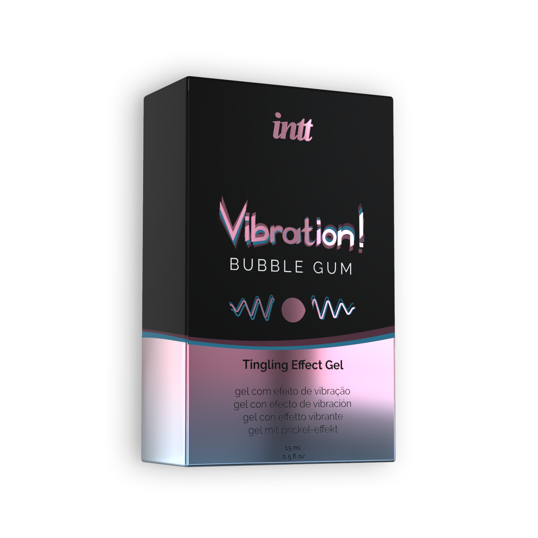 GEL CON VIBRACIÓN VIBRATION CHICLE INTT 15 ML