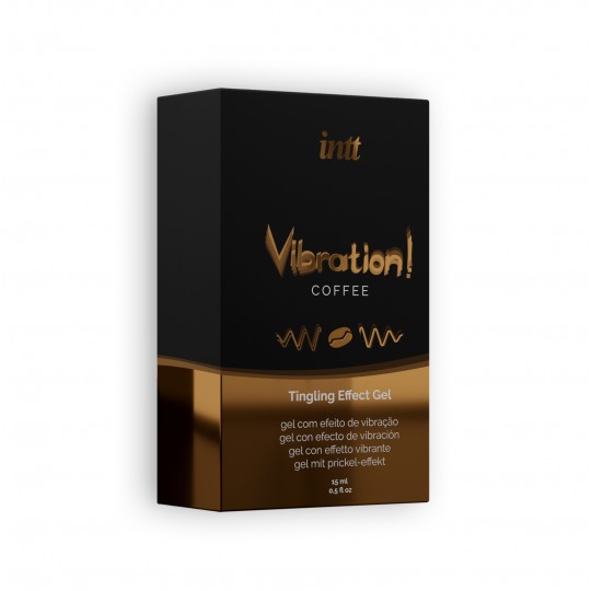 GEL CON VIBRAZIONE VIBRAZIONE CAFFÈ INTT 15 ML