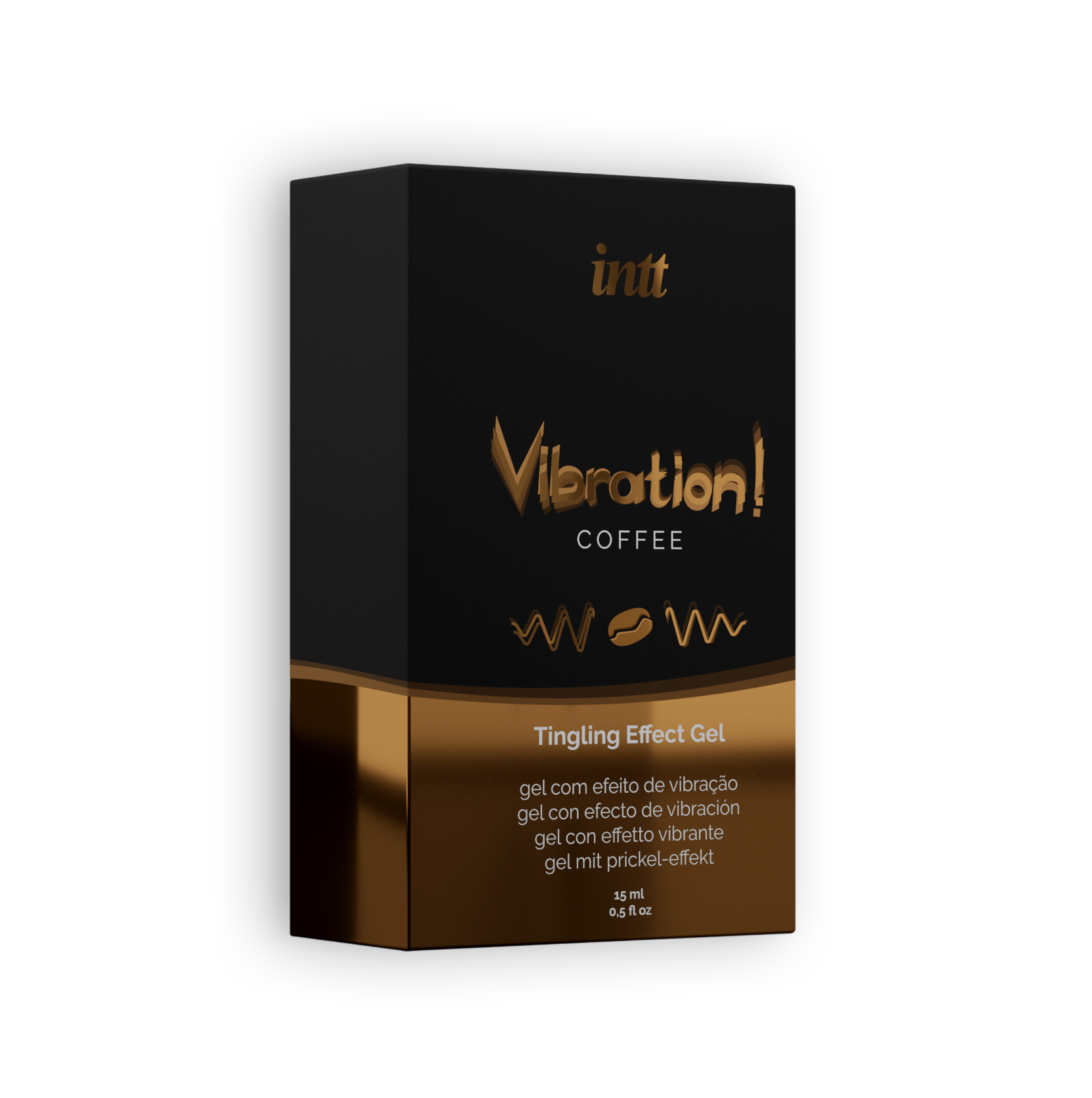 GEL CON VIBRAZIONE VIBRAZIONE CAFFÈ INTT 15 ML