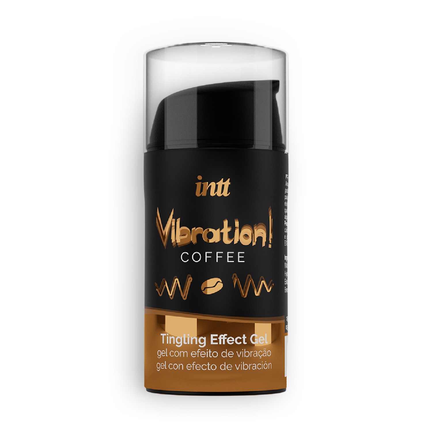 GEL CON VIBRACIÓN VIBRATION CAFE INTT 15 ML