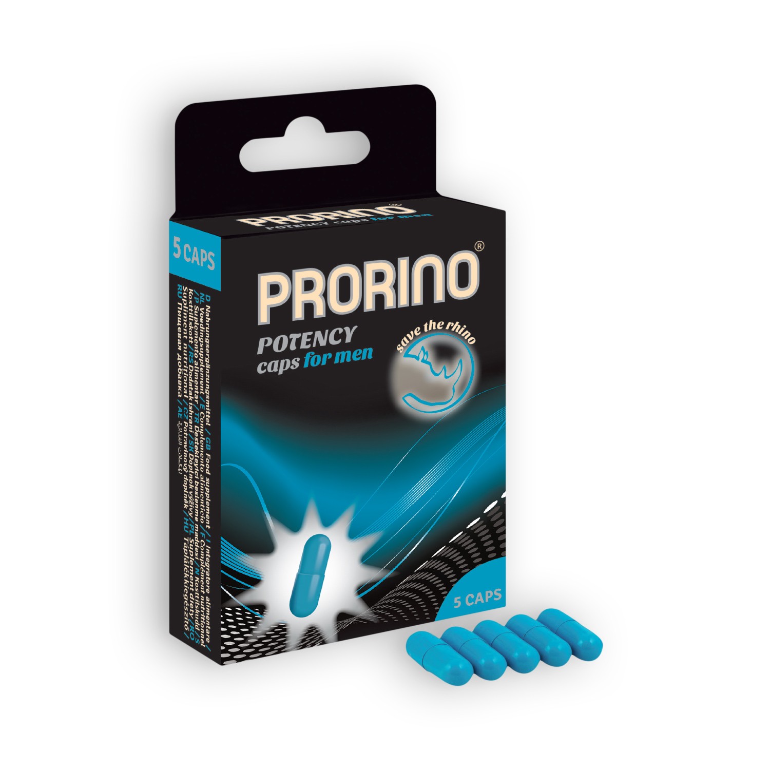 PRORINO POTENCY CAPS FOR MEN 5 CAPS