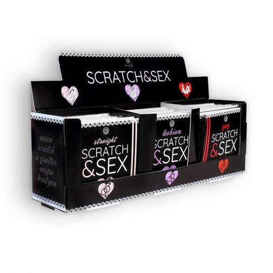 EXPOSITOR RASCA Y GANA SCRATCH &amp; SEX SECRET PLAY