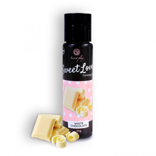 SWEET LOVE WHITE CHOCOLATE FLAVOURED LUBRICANT GEL SECRET PLAY 60ML