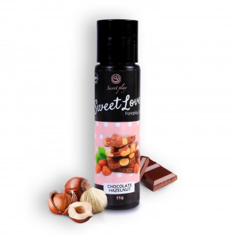 GEL LUBRICANTE CON SABOR A CHOCOLATE DE AVELLANAS BLANCO SWEET LOVE SECRET PLAY 60ML