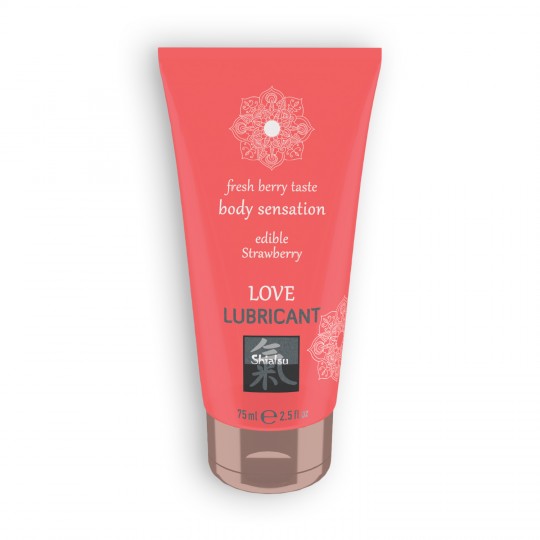 KISSABLE LUBRIFICANTE AMORE LUBRIFICANTE CON SAPORE DI FRAGOLA SHIATSU 75 ML