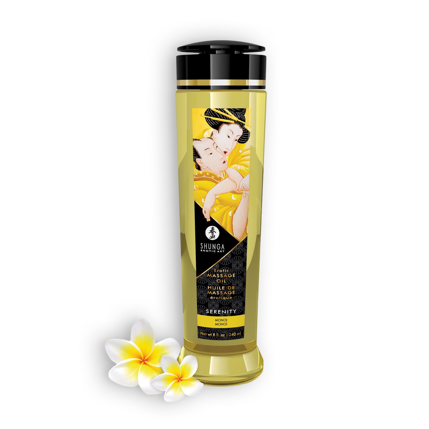 ACEITE DE MASAJE SHUNGA SERENITY MONOÏ 240ML