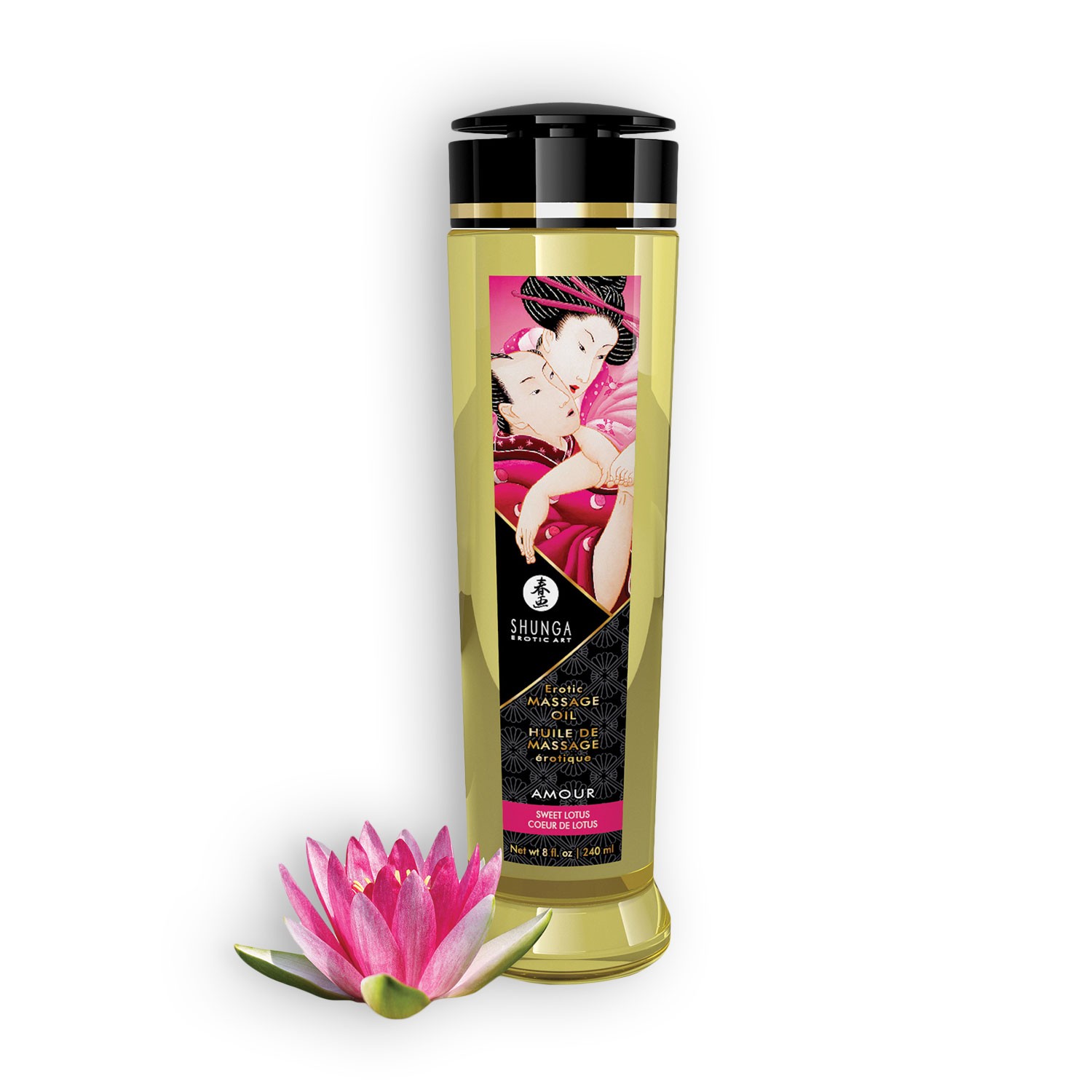 ACEITE DE MASAJE SHUNGA AMOUR DULCE LOTUS 240ML