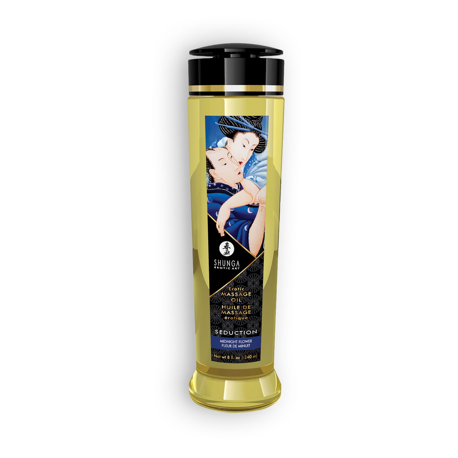 SHUNGA MASSAGE OIL SEDUCTION MIDNIGHT FLOWER 240ML