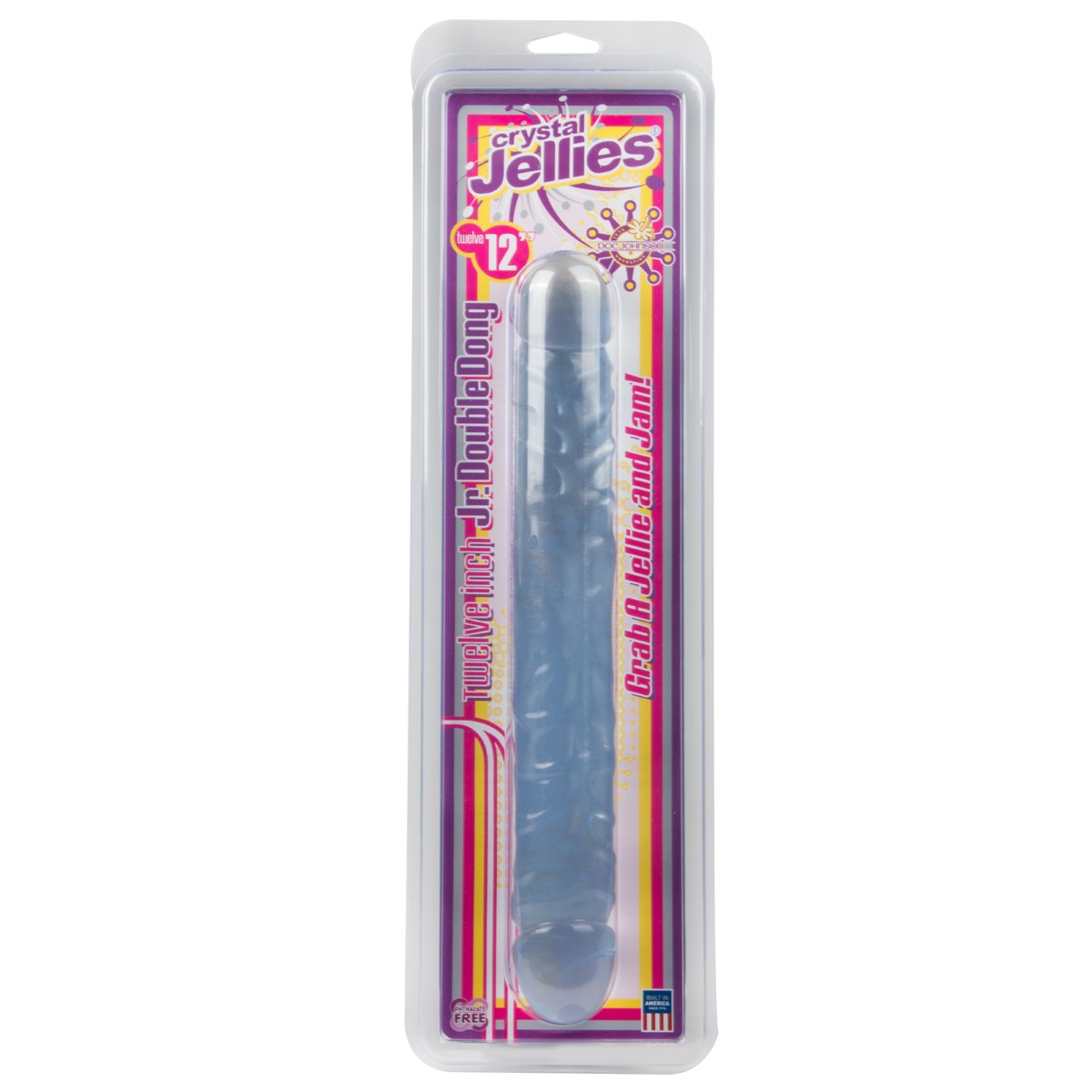 DOPPIO DILDO JR. DOPPIO DONG 12 &quot; TRASPARENTE