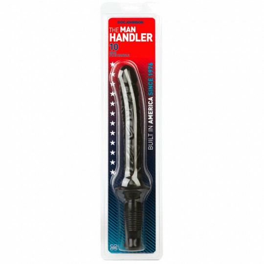 MANHANDLER DILDO WITH HANDLE BLACK