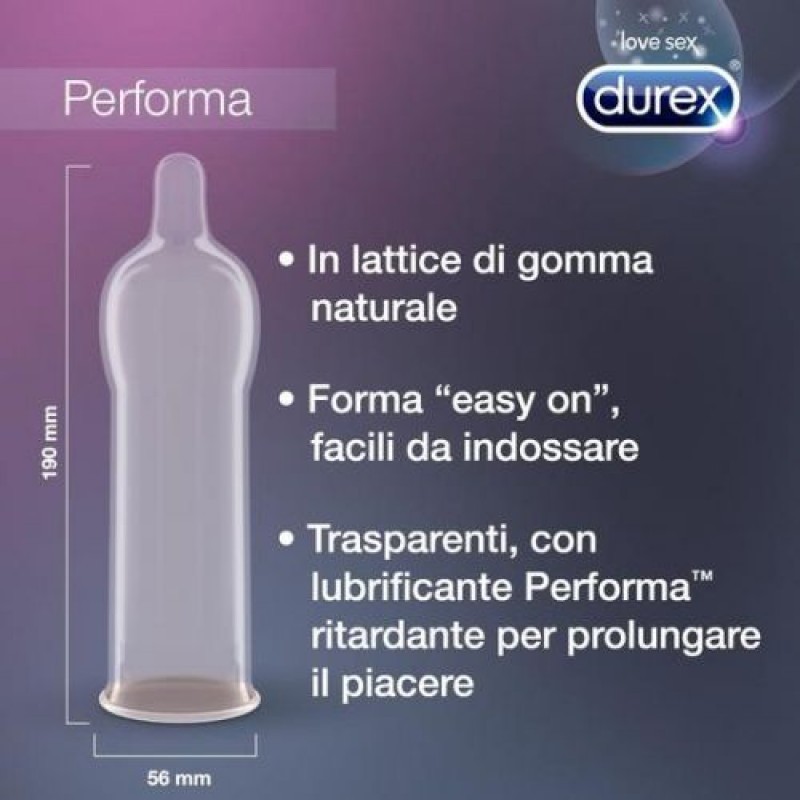 PRESERVATIVI DUREX PERFORMA 6 UNITÀ