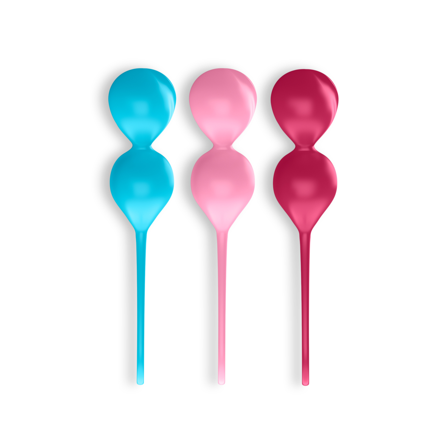 CONJUNTO DE 3 BOLAS BEN-WA V BALLS SATISFYER COLORIDAS