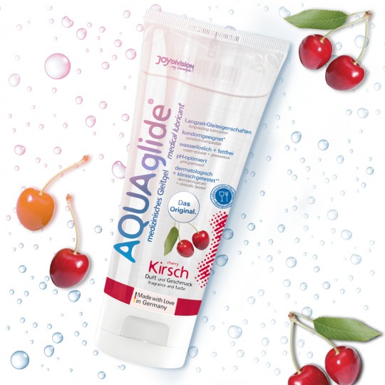 LUBRIFICANTE AQUAGLIDE CHERRY 100ML