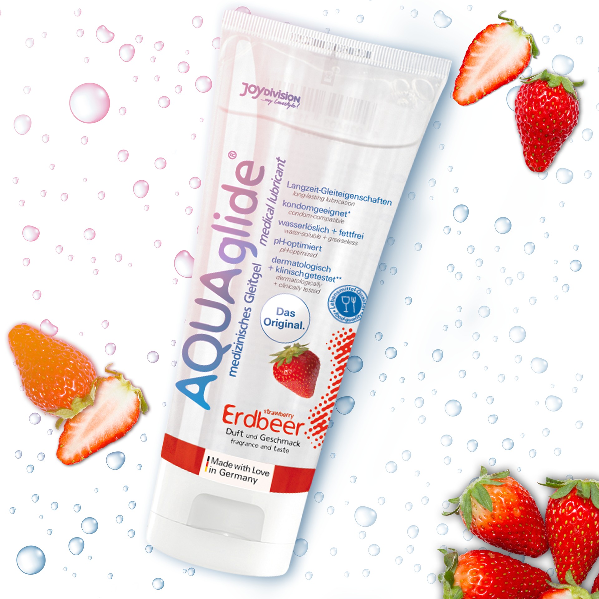 LUBRIFICANTE AQUAGLIDE STRAWBERRY 100ML