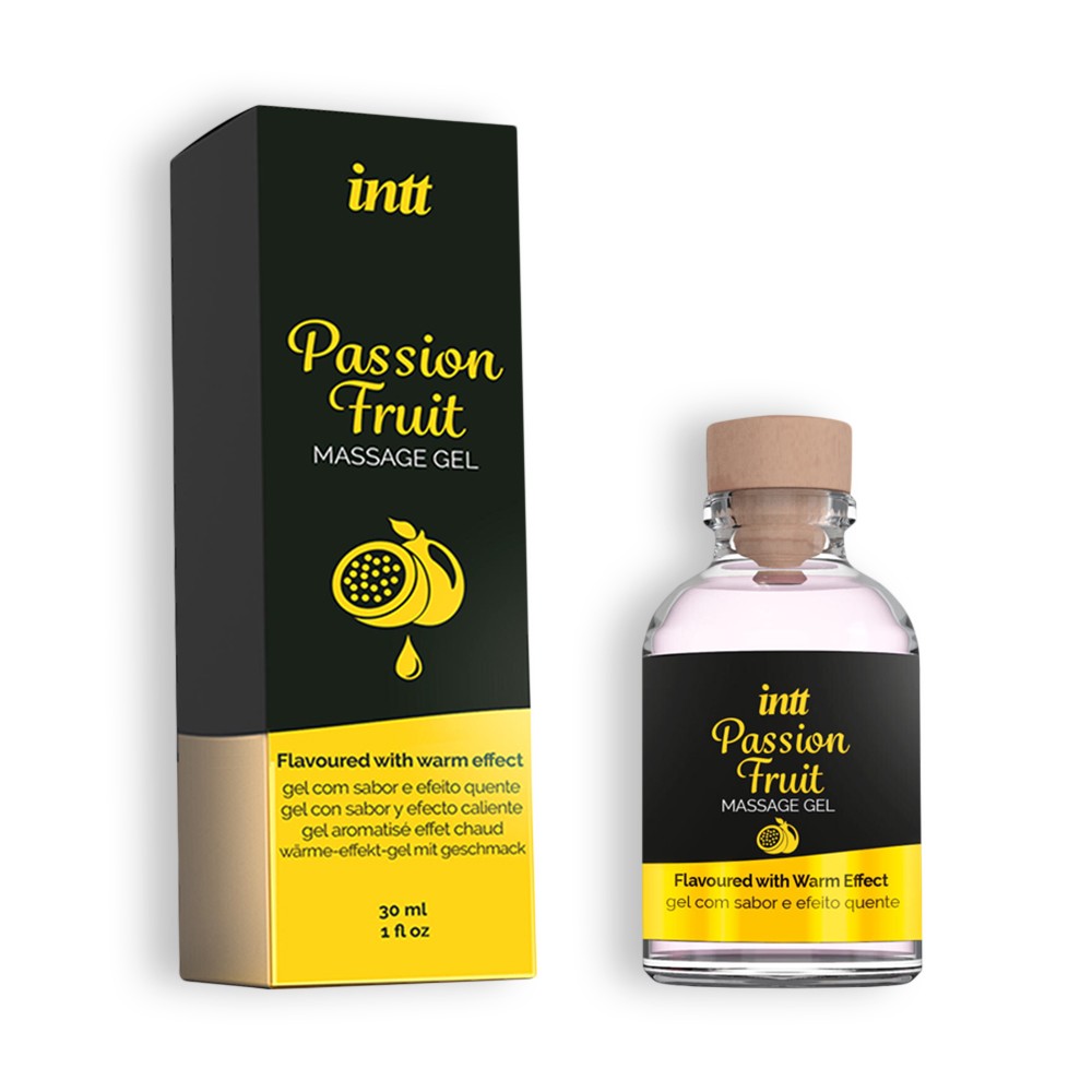 INTT PASSION FRUIT FLAVOURED MASSAGE GEL 30ML