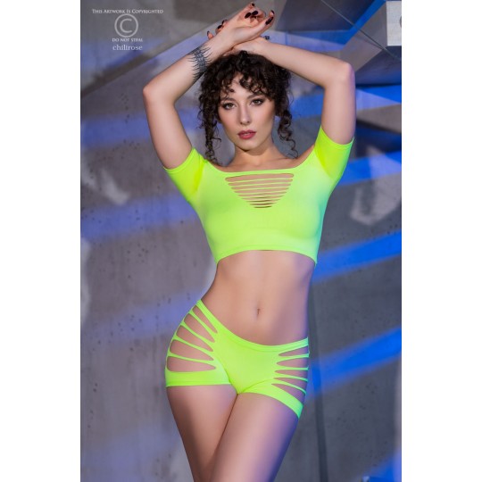 CONJUNTO CR-4433 VERDE NEON