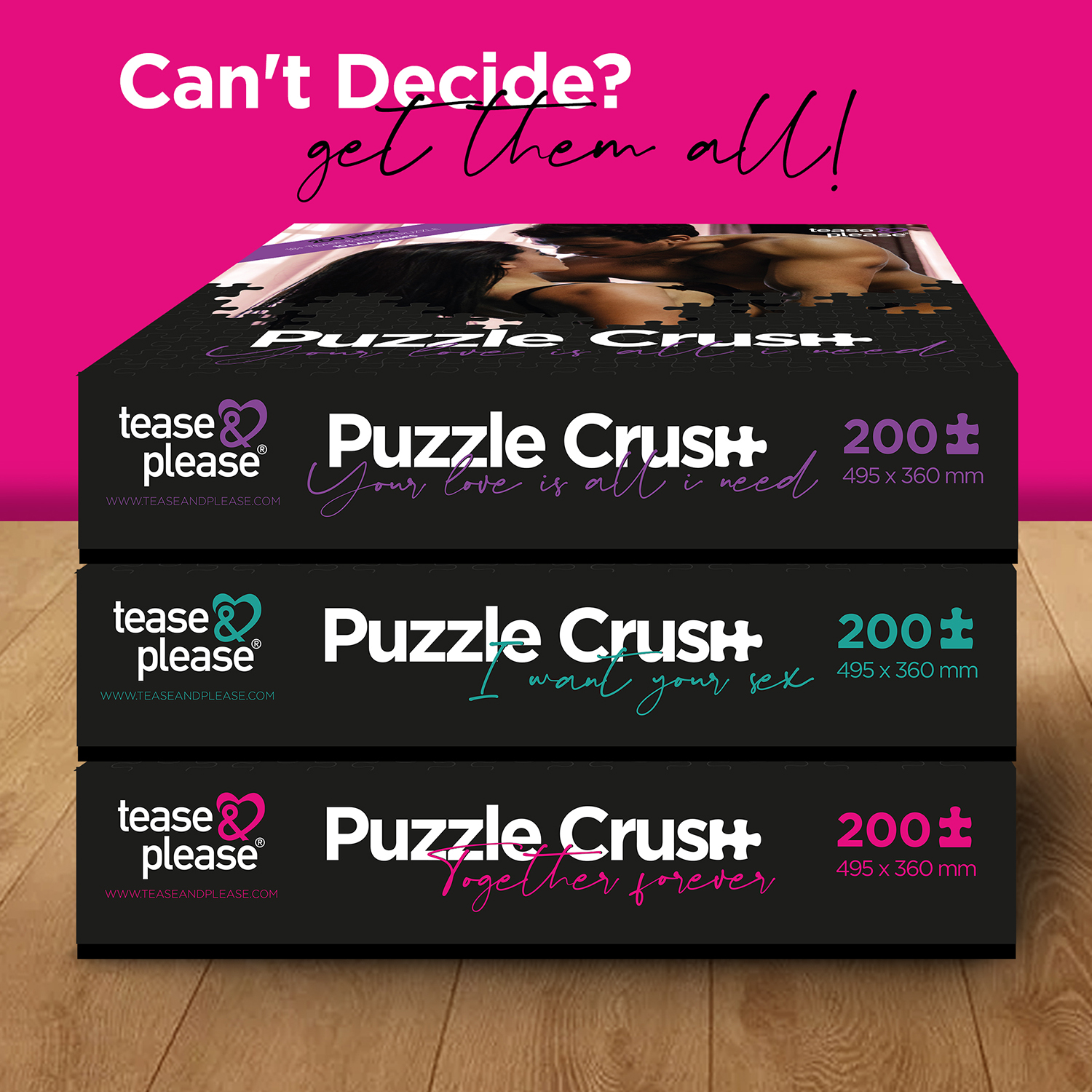 JUEGO PUZZLE CRUSH I WANT YOUR SEX 200 PCS